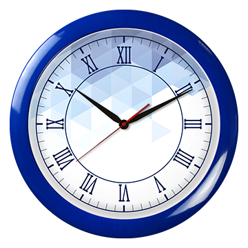 Настенные часы СН-552 (синий)
