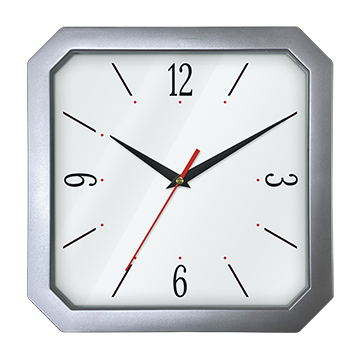 купить настенные часы сн-601 (серебряный мат.) с логотипом